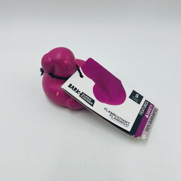 Bark Box S Flambuoyant Flamingo Dog Toy Super Chewer Treat Dispensing Wobble New - Picture 1 of 3